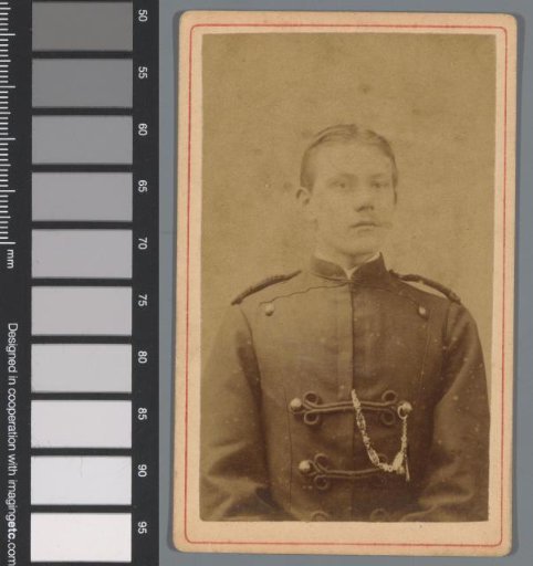 Portrait of an Unknown Young Man in Uniform
