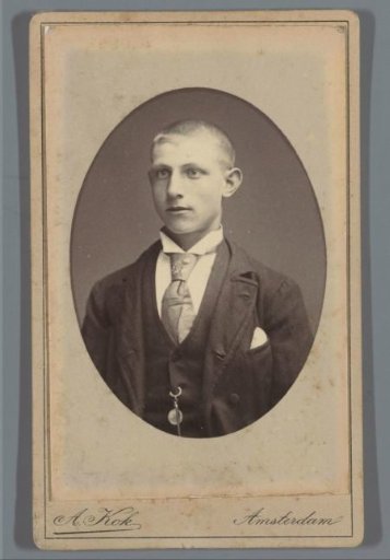 Portrait of an unknown young man