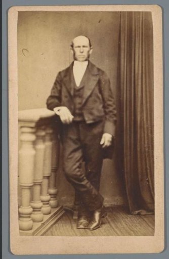 Portrait of an unknown standing man