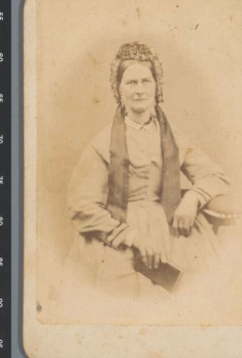 Portrait of an unknown woman with a book