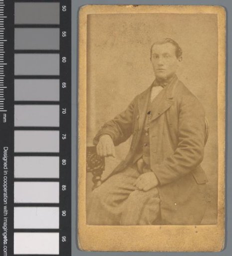 Portrait of an unknown seated man