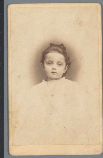 Portrait of an unknown girl