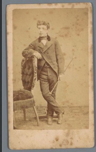 Portrait of an Unknown Young Man with a Cane