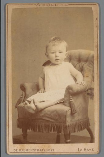 Portrait of an Unknown Child in a Chair
