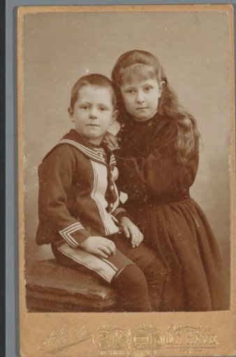 Portrait of an Unknown Boy and Girl