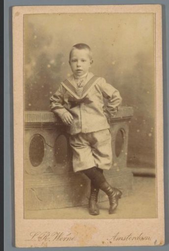 Portrait of an unknown boy