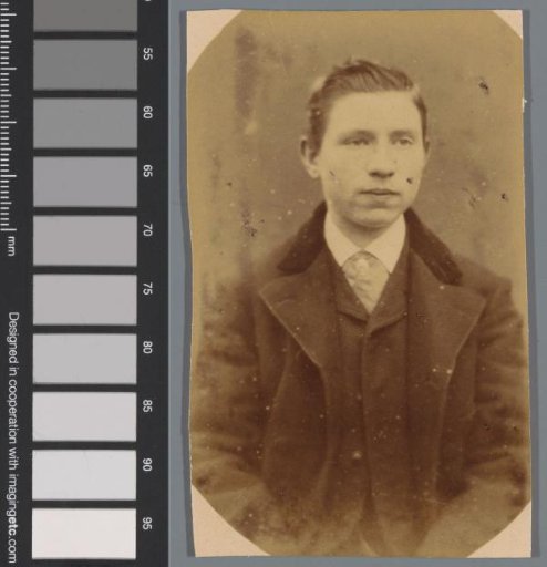 Portrait of an unknown young man