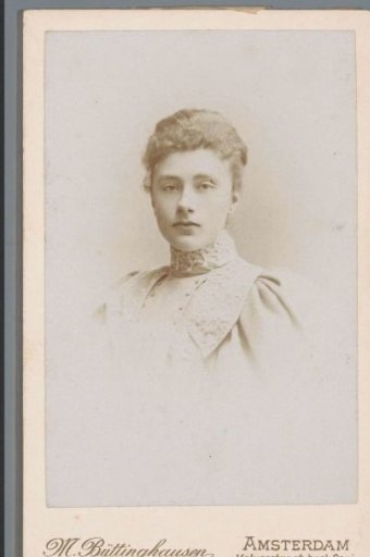 Portrait of an unknown man with a moustache