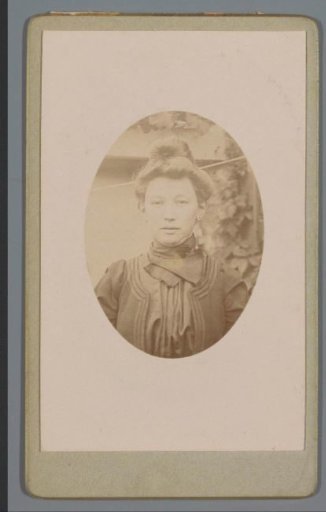 Portrait of an unknown woman