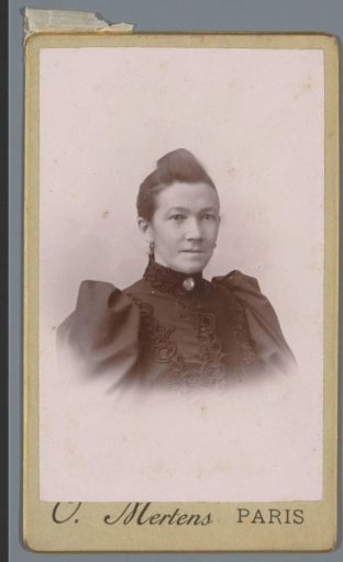Portrait of an unknown woman