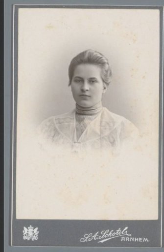 Portrait of a young woman, identified as Koryleen Braake