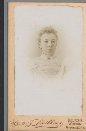 Portrait of an unknown young woman