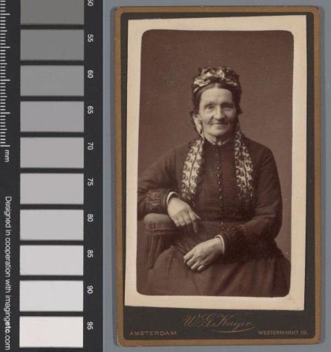 Portrait of an unknown old woman