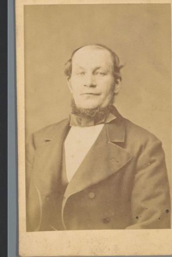 Portrait of an unknown man with a beard