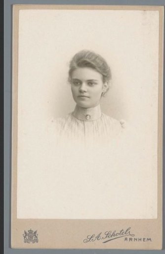 Portrait of an unknown young woman