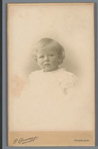 Portrait of Gerard Herman Broos, 15 months old