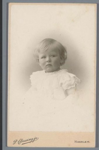 Portrait of Gerard Herman Broos, 15 months old