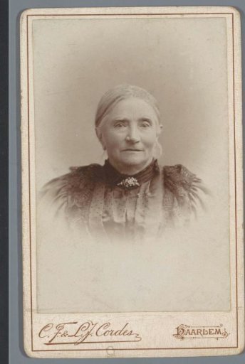 Portrait of an unknown old woman