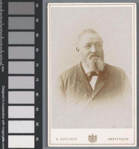 Portrait of an unknown man with beard