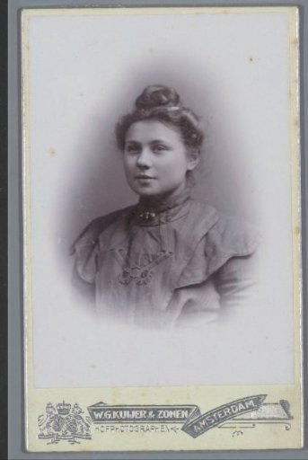 Portrait of an unknown woman