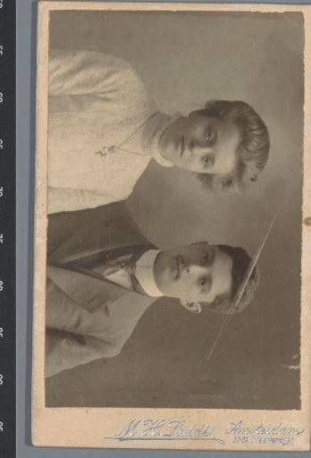 Portrait of an unknown man and woman
