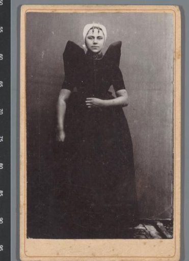 Portrait of an unknown young woman in Zeelandic costume