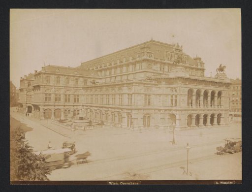 View of the Vienna State Opera, Austria