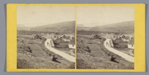 View of Inverey, near Braemar, viewed towards Ben-Muick-Dhui