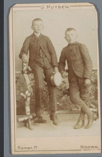 Portrait of two unknown boys, possibly Jan and Pieter Kramer