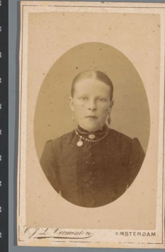 Portrait of an unknown young woman