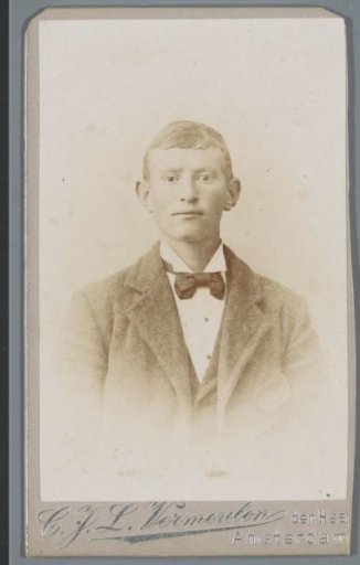 Portrait of an unknown young man