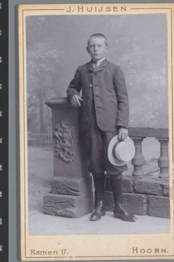 Portrait of an Unknown Boy, Inscribed D. Boon