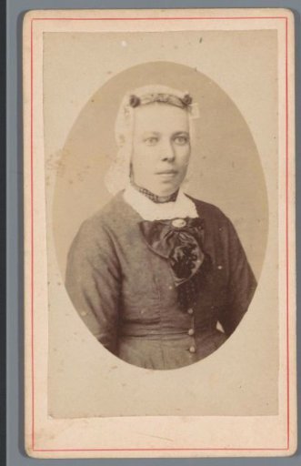 Portrait of an unidentified woman, inscribed as ma van der Meer