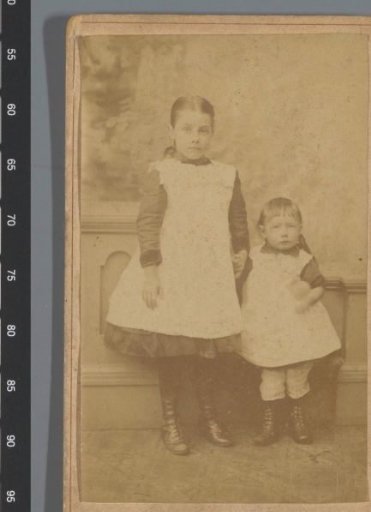 Portrait of two unknown children