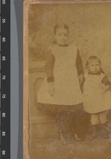 Portrait of two unknown children