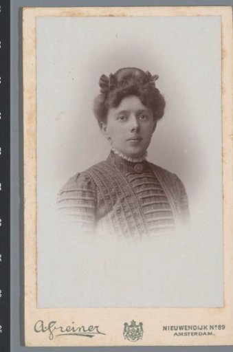Portrait of an unknown woman