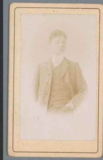 Portrait of an unknown young man