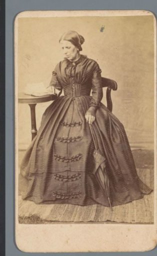 Portrait of an Unknown Woman Reading with an Umbrella