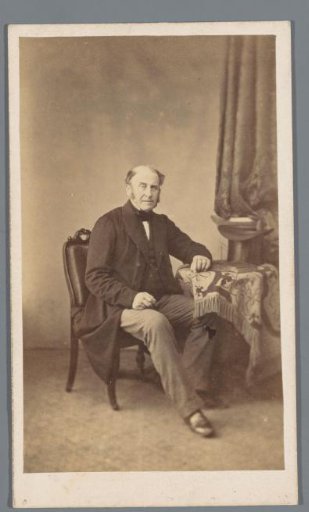 Portrait of an Unknown Old Man at a Table