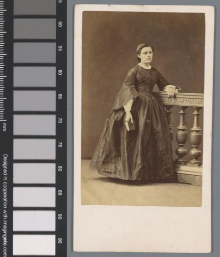 Portrait of an Unknown Woman with a Book at a Balustrade