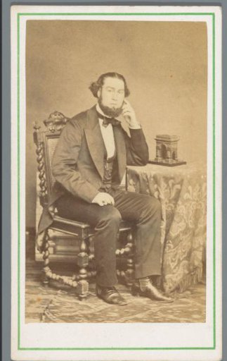Portrait of M. Boulet Desbareau by a model of the Arc de Triomphe