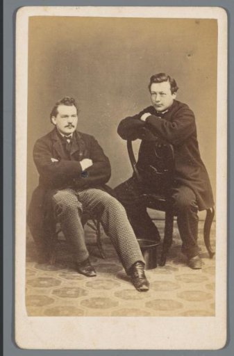 Portrait of Two Unknown Seated Men
