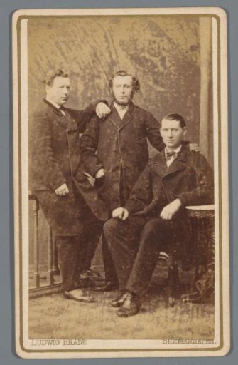 Portrait of Three Unknown Men