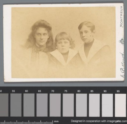 Portrait of Three Unknown Children