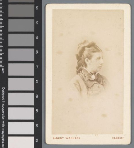 Portrait of an unknown young woman