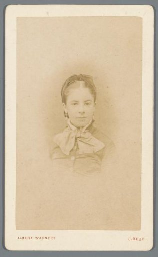Portrait of an unknown young woman