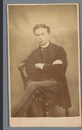 Portrait of a seated young man, possibly Ludvig Ehman