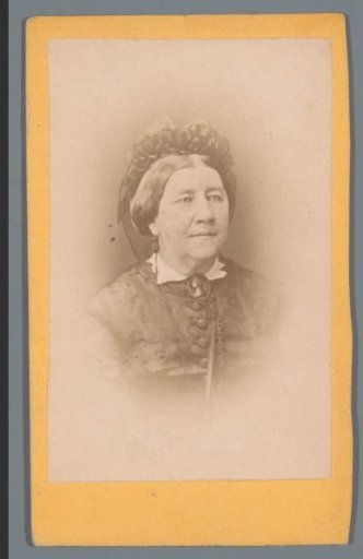 Portrait of an old woman, identified as Lucie Stadenberg-Björck