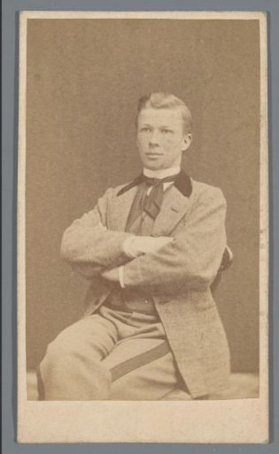 Portrait of an unknown young man