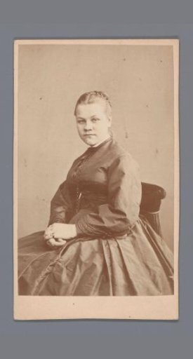 Portrait of an unknown seated woman